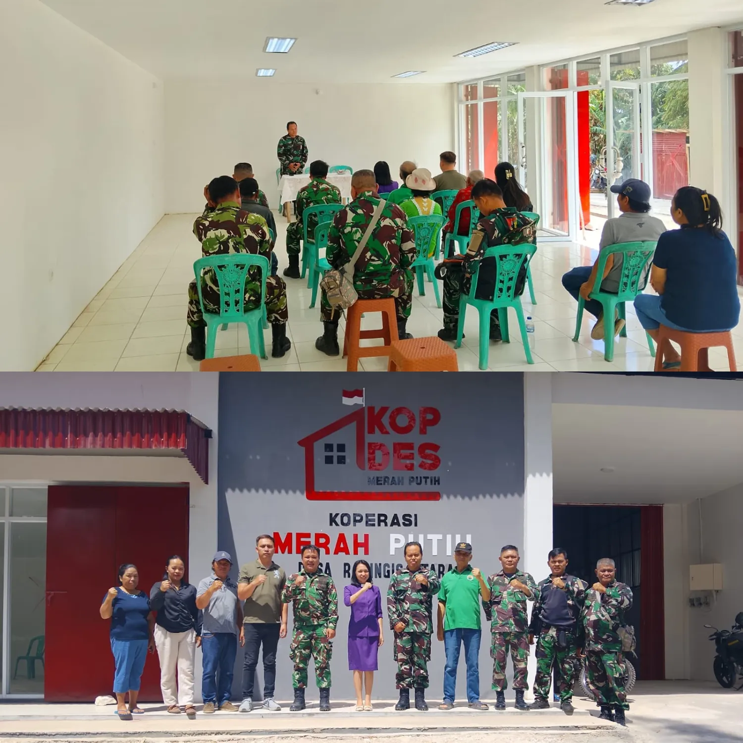Doa Bersama Tandai Rampungnya Pembangunan KDKMP Raringis Utara.