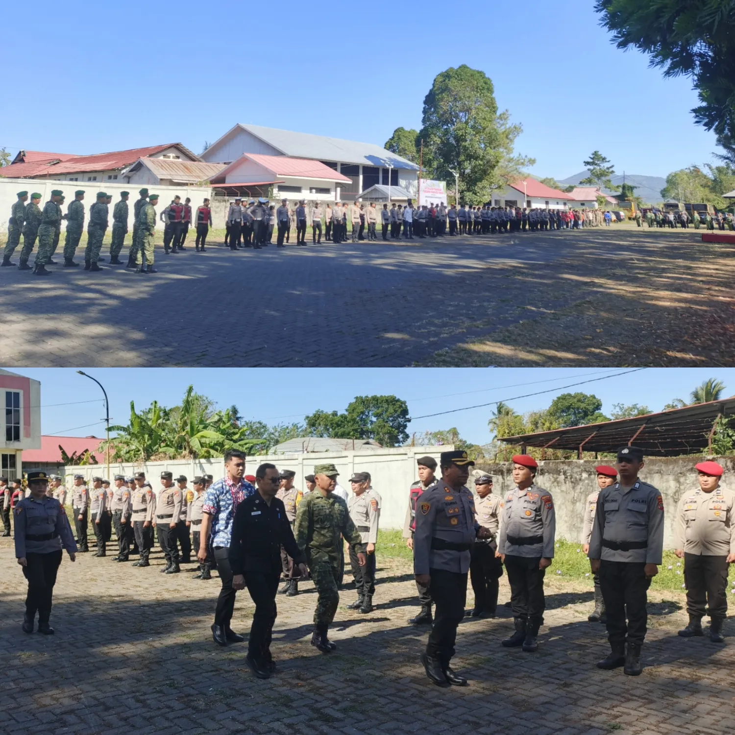 Kodim 1302/Minahasa Siap Jaga Sukacita Pengucapan Syukur Tomohon.