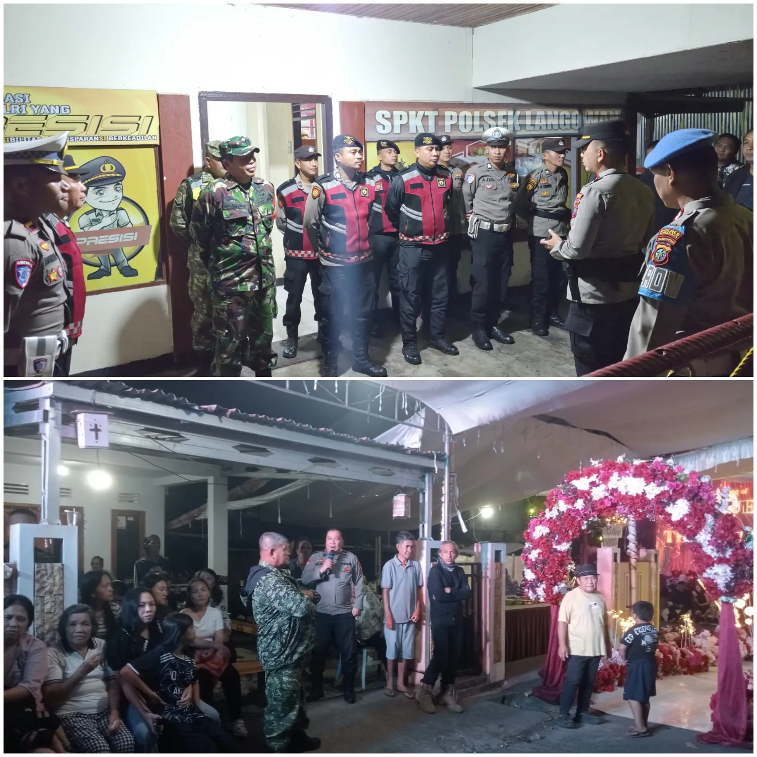 Bersama Jaga Langowan, TNI-Polri Perkuat Kamtibmas.