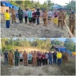 Danramil 1302-07/Tombariri Dampingi Peletakan Batu Pertama KDKMP Desa Kumu.