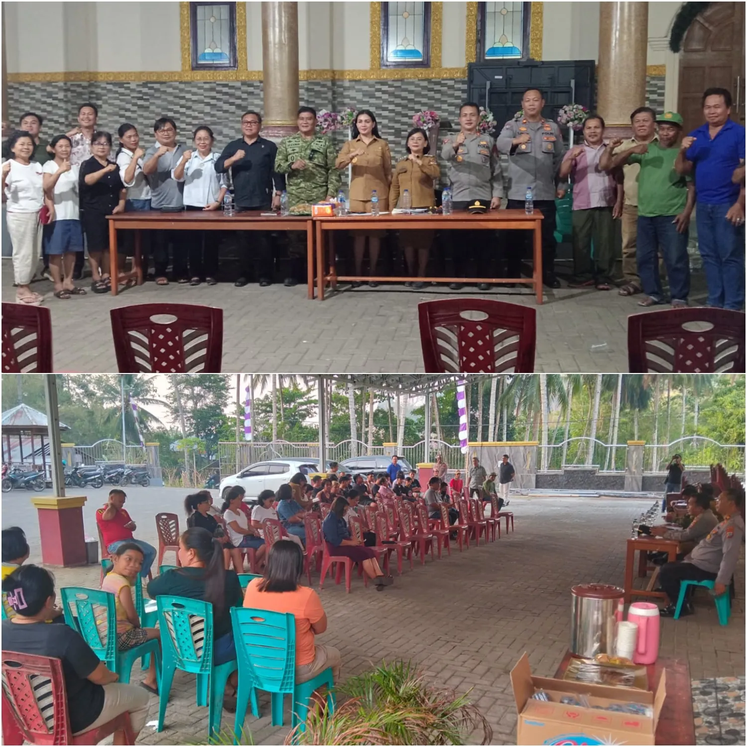 Danramil 1302-14/Amurang Hadiri Rakor Konsiliasi Pascatawuran Ranomea-Bitung.