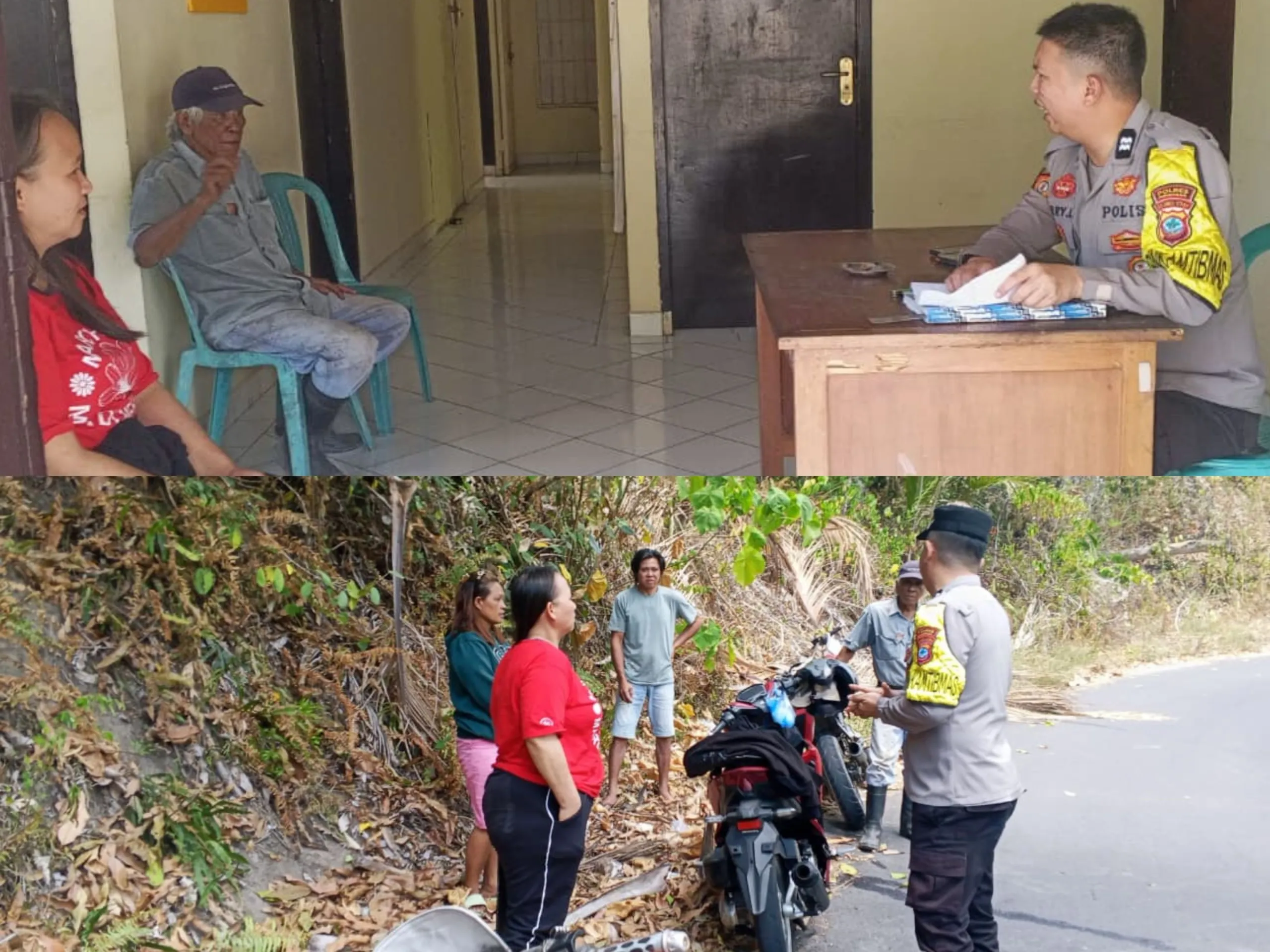 Sempat Berselisih Soal Panen Kelapa, Polsek Lembean Timur Turun Tangan, Berujung Damai