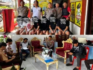 Polsek Langowan Gerak Cepat Redam Keributan di SMA Negeri 2 Langowan, Enam Orang Diamankan