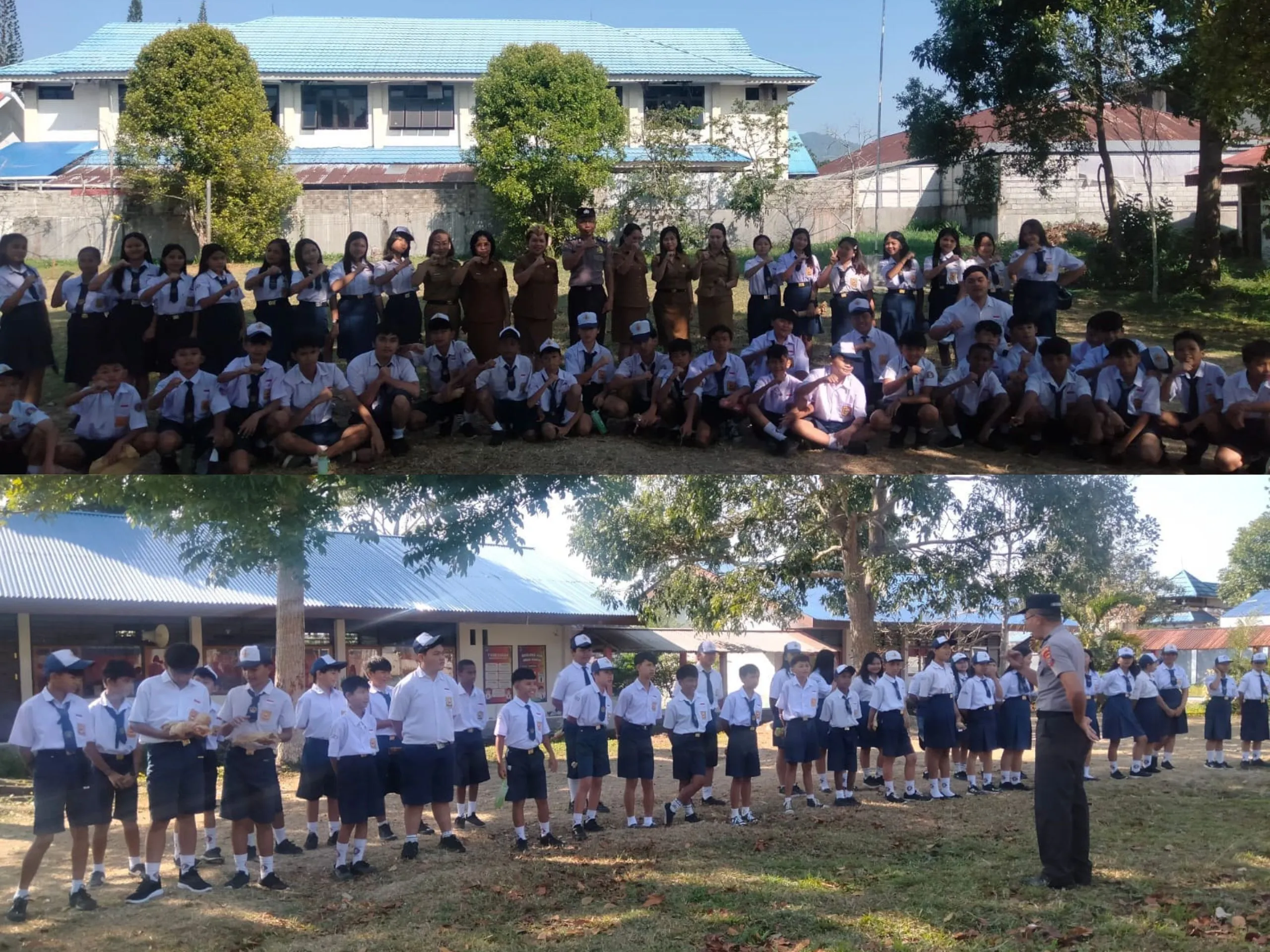 Polisi Sahabat Pelajar, Sat Binmas Minahasa Ajak Siswa Jauhi Bullying dan Kembangkan Bakat