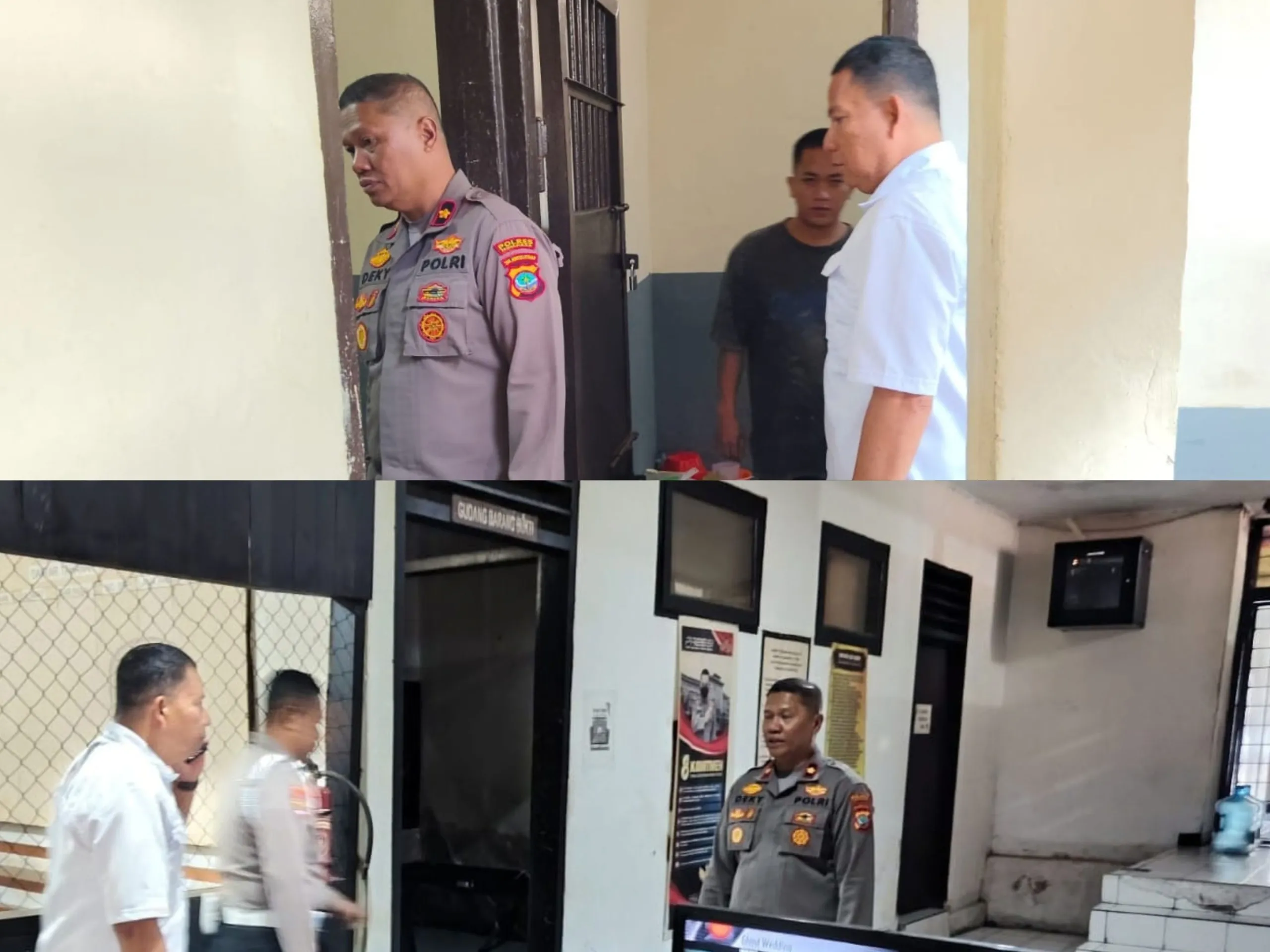 Waka Polres Minahasa Sidak Rutan, Pastikan Tahanan Aman dan Sehat