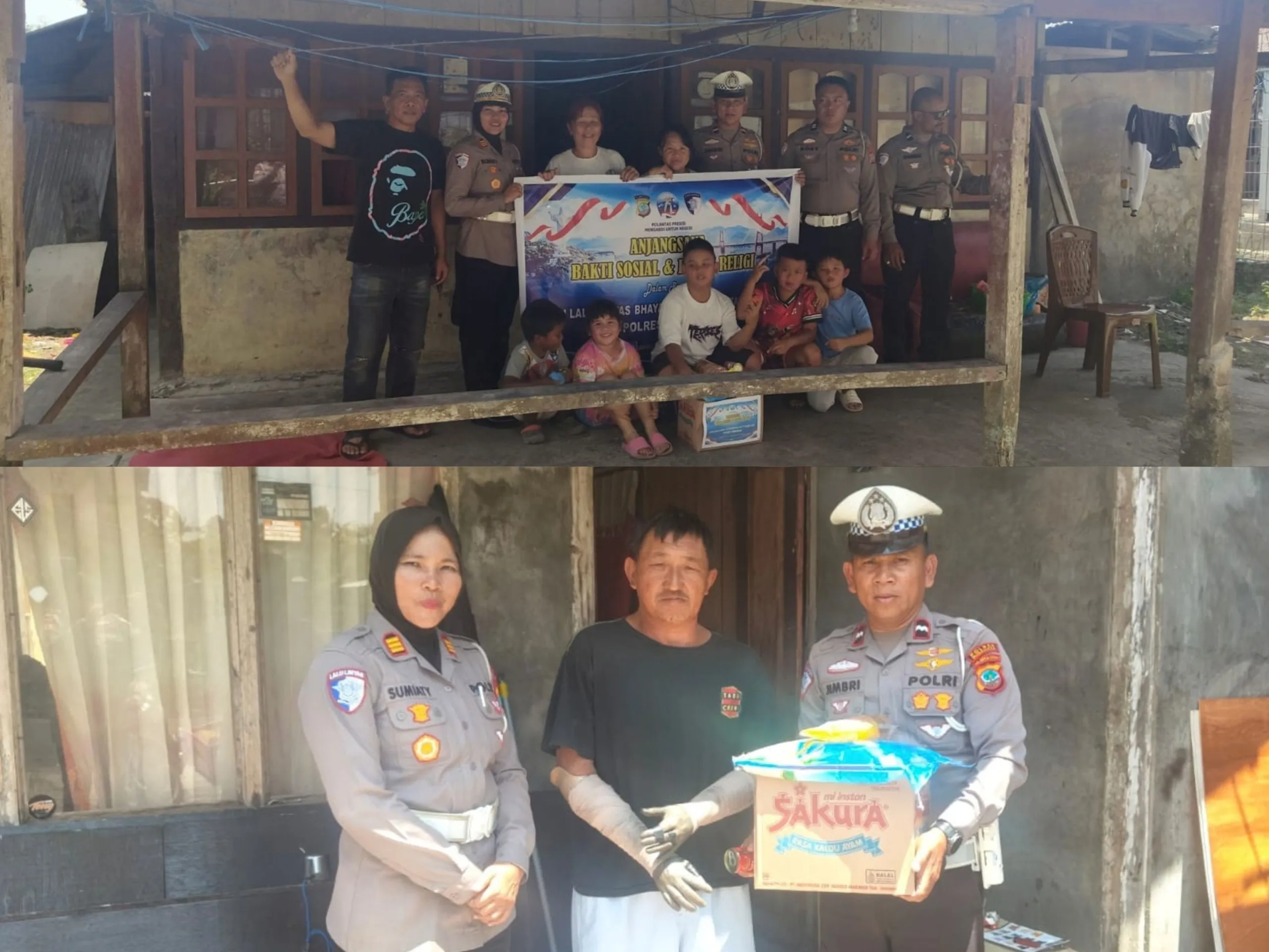 HUT Lantas ke-71, Satlantas Polres Minahasa Hadir Berbagi dengan Warga