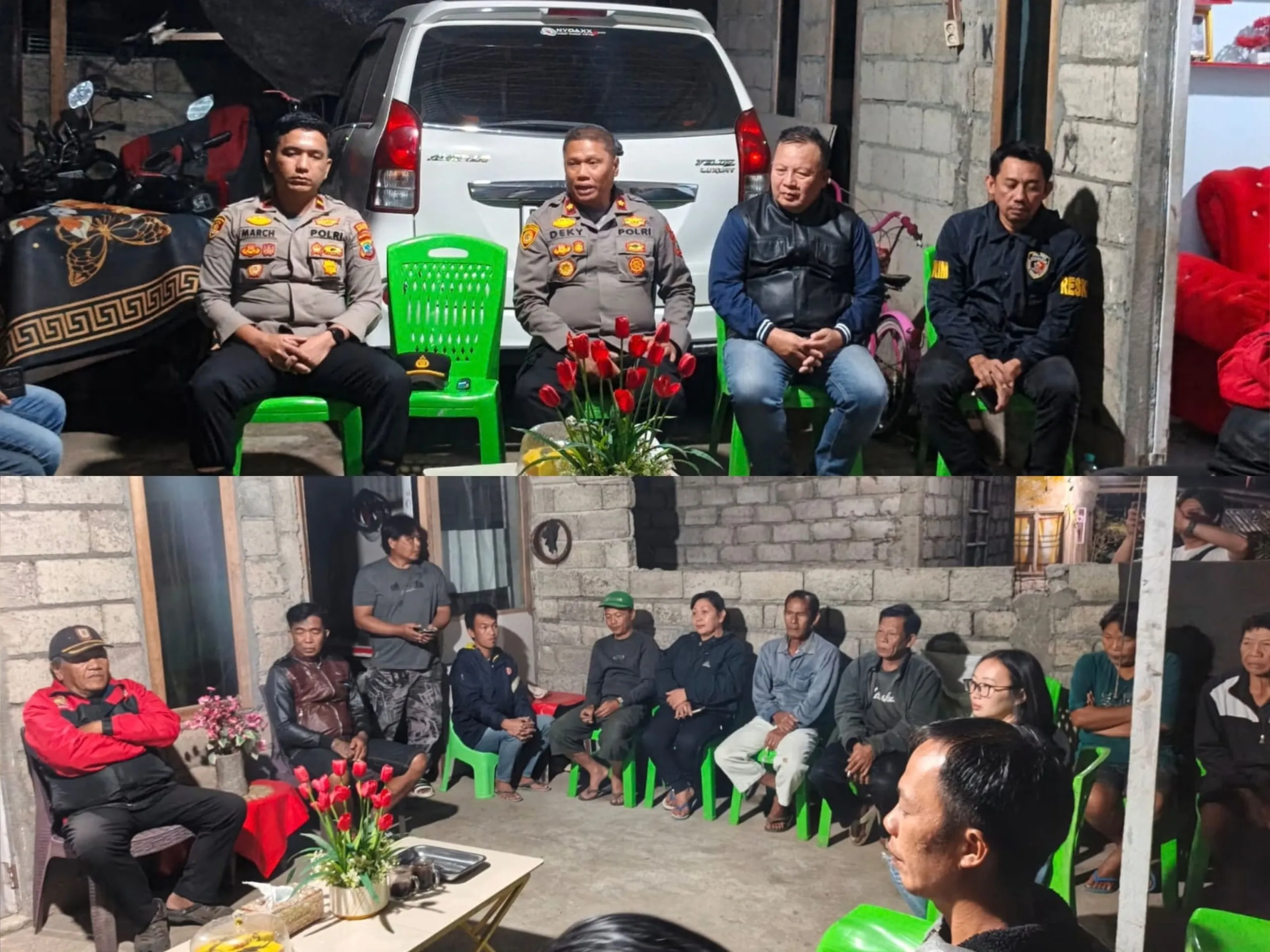 Kongkow Kamtibmas di Karondoran, Wakapolres Minahasa Ajak Warga Cegah Konflik