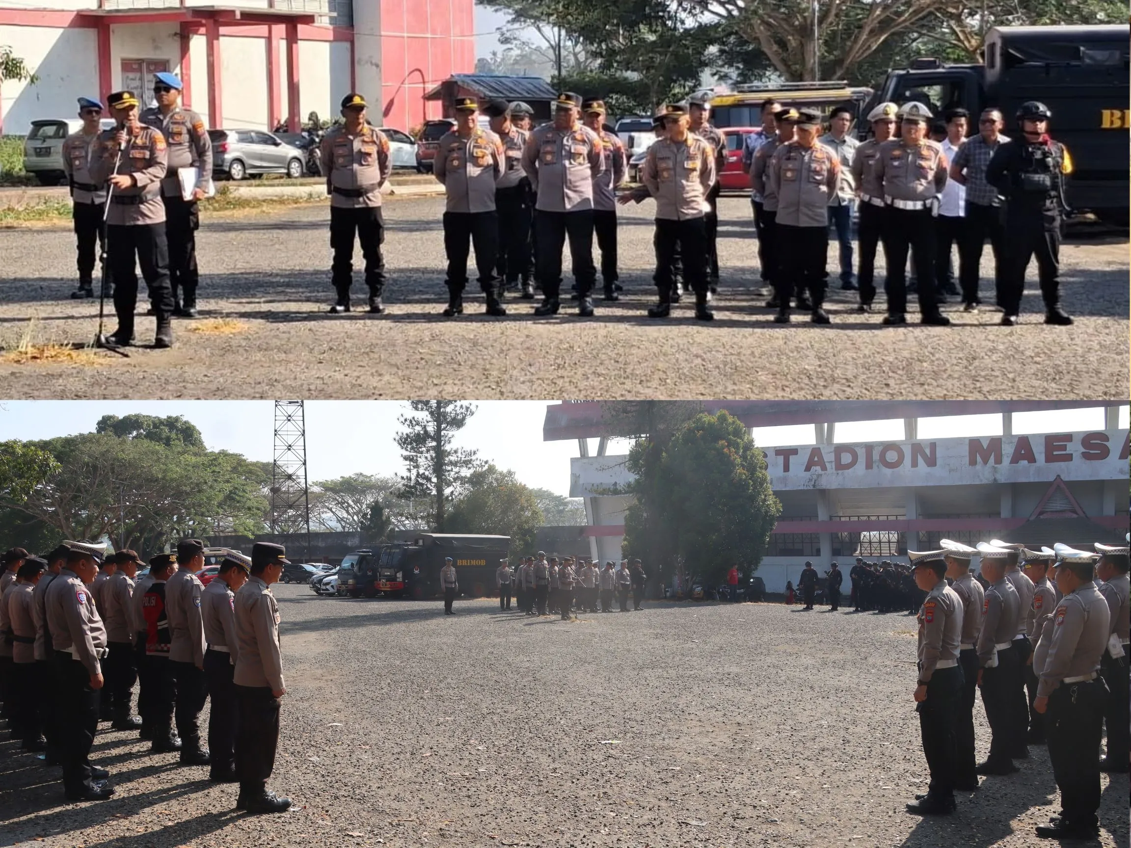 Jelang Konsolidasi Internal PDIP Sulut, Polres Minahasa Perkuat Pengamanan