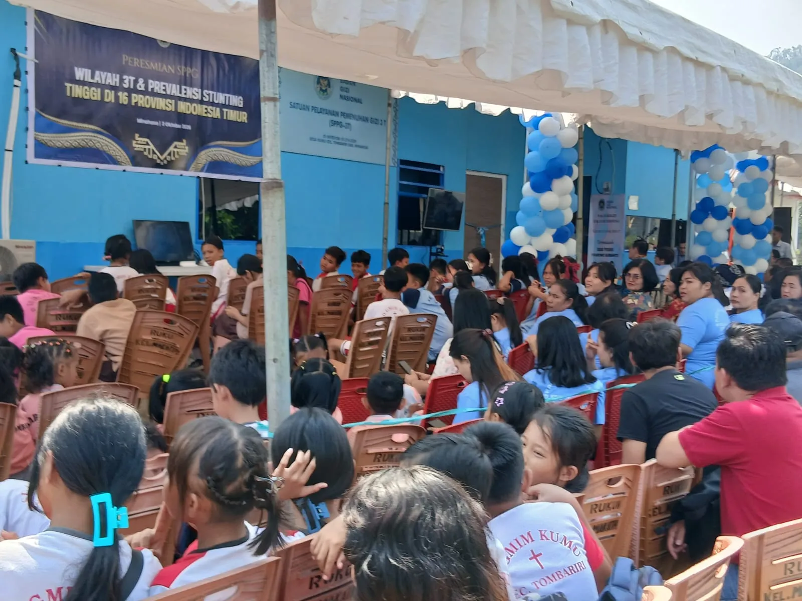 Koramil 1302-07/Tombariri Dukung Peresmian SPPG 3T Di Desa Kumu.