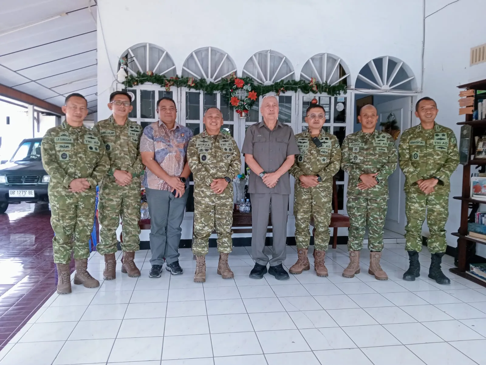 Dandim 1302/Minahasa Dampingi Pangdam XIII/Merdeka Kunjungi Sejumlah Lokasi Di Minahasa.