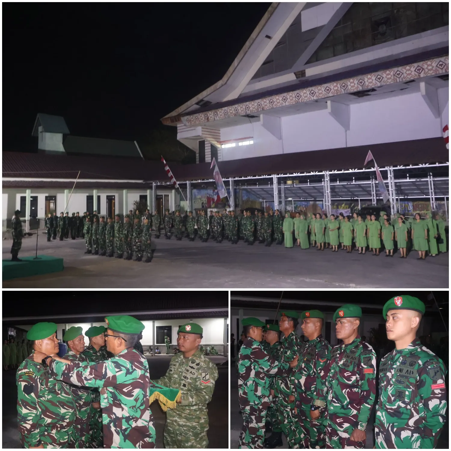 50 Prajurit Naik Pangkat, Kodim 1302/Minahasa Teguhkan Semangat Pengabdian.