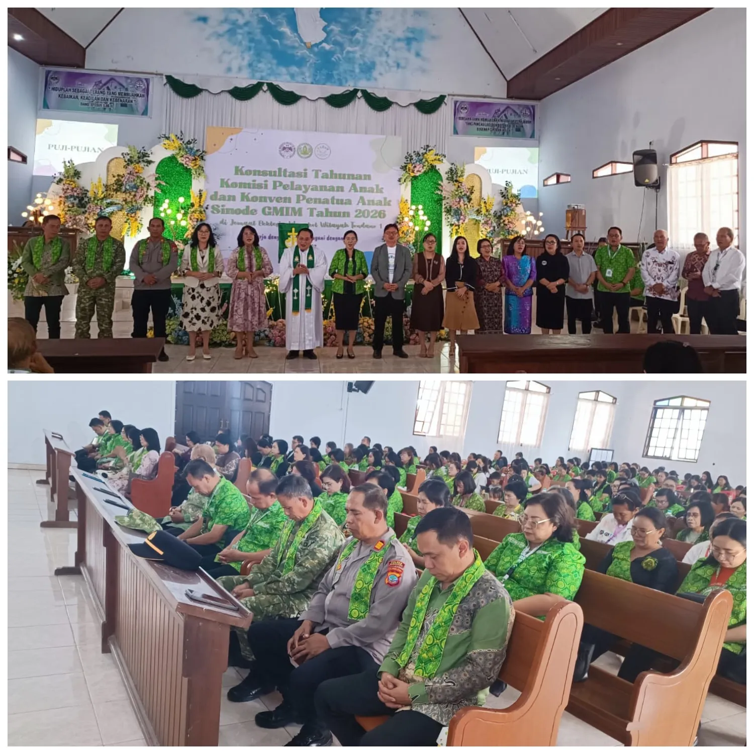 Koramil 1302-01/Tondano Hadir Dalam Konven Penatua Anak Se-Sinode GMIM 2026.