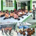 Babinsa Koramil 1302-14/Amurang Bekali Pramuka Materi Bela Negara Dan PBB.