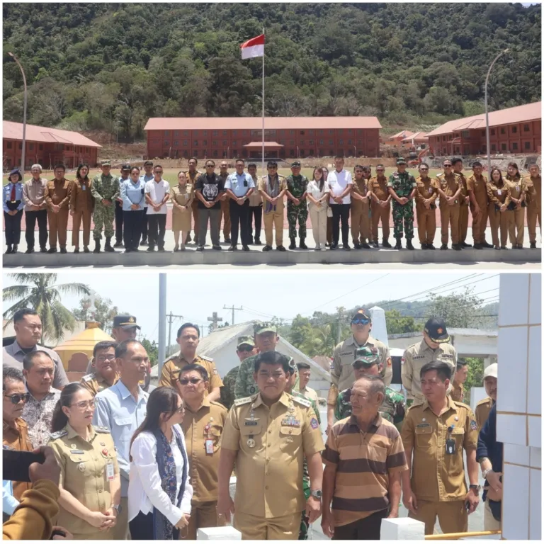 Dandim 1302/Minahasa Dampingi Kunjungan Gubernur Sulut Ke SMA Taruna Nusantara Langowan.