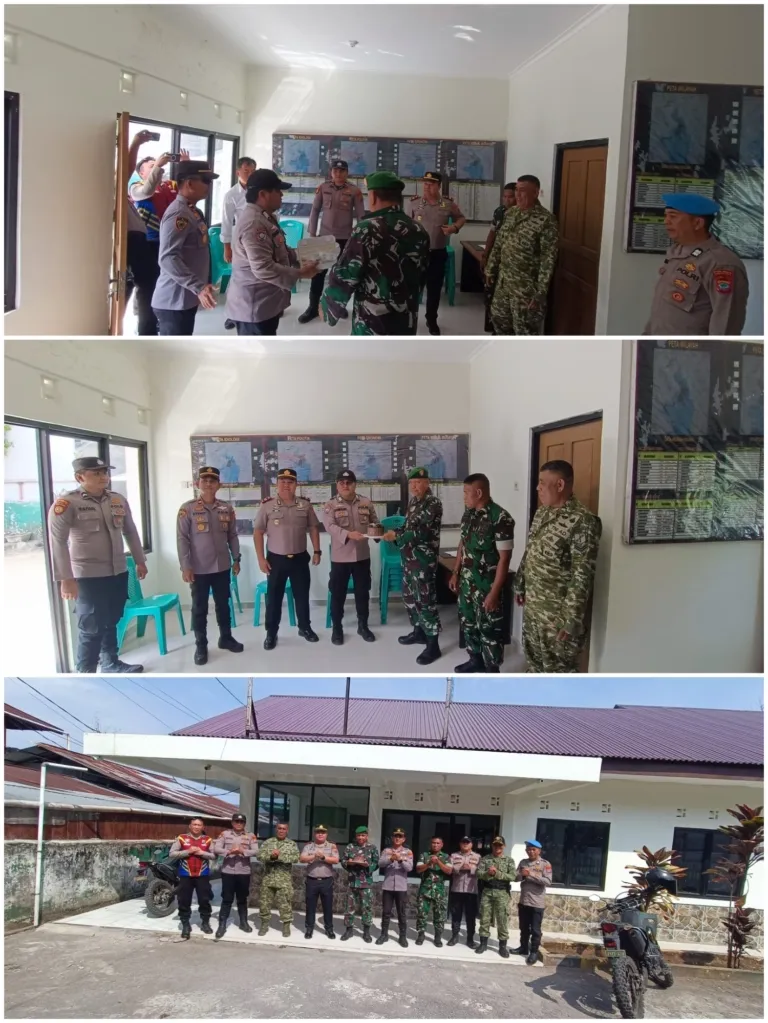 HUT TNI Ke-81, Koramil 1302-01/Tondano Perkuat Kebersamaan TNI-Polri.
